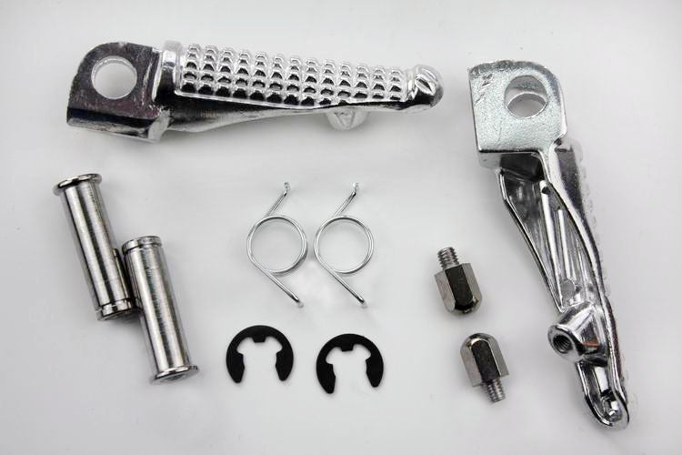 Motorcycle Front Foot Pegs Footrest Fit For Kawasaki Zx6R Zx9R