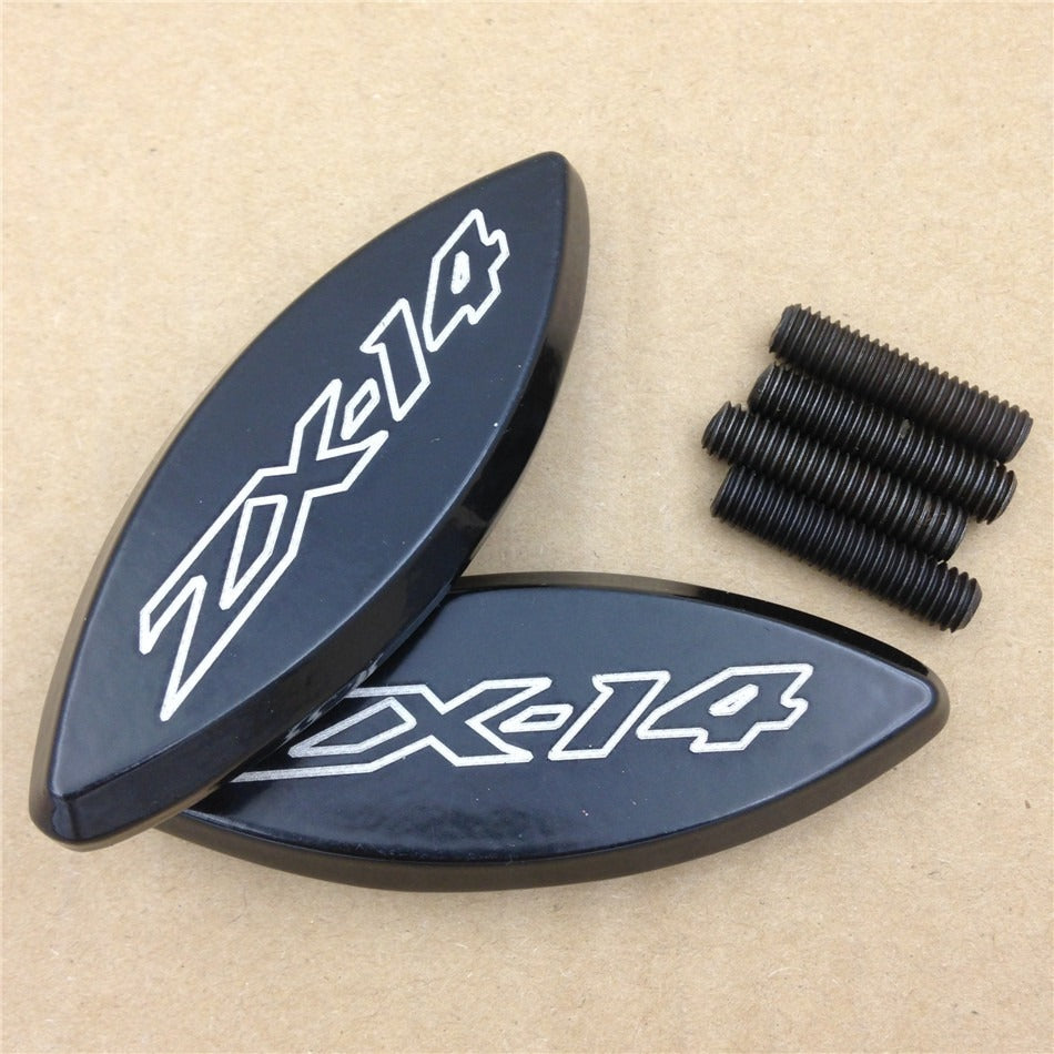 プレート Mirror Block off for 2006-2009 Kawasaki Ninja ZX-14 ZX14 R ZX-14R ZX14