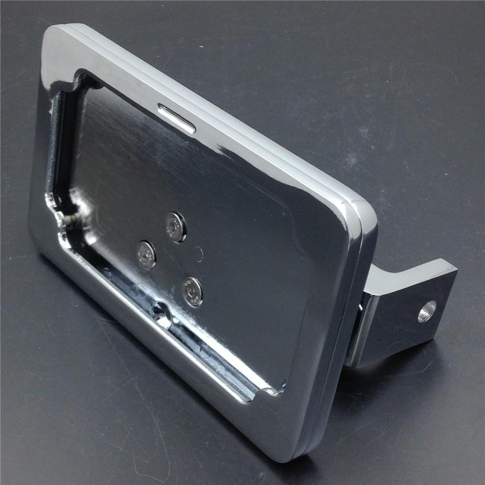 HTTMT Chrome License Plate Bracket – Fits Suzuki Katana, TL1000 & Honda CBR 600/900/925/954