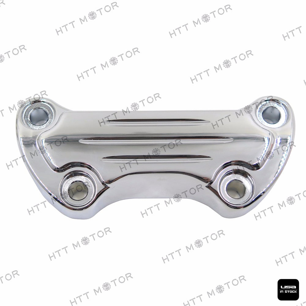 Chunky 1" 25mm Handlebar Riser Clamps For Harley Dyna Softail Sportster Touring – CNC Aluminum, Anti-Vibration