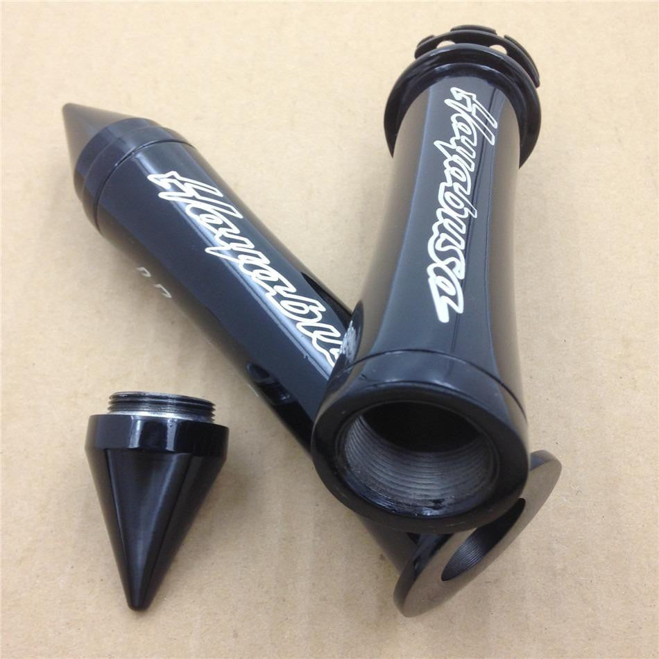thumbnail image 2 of Finestmotor Chrome 7/8" 22mm Handlebar Grips For Suzuki GSX-R 1300 Hayabusa (All Years) 2 of 6