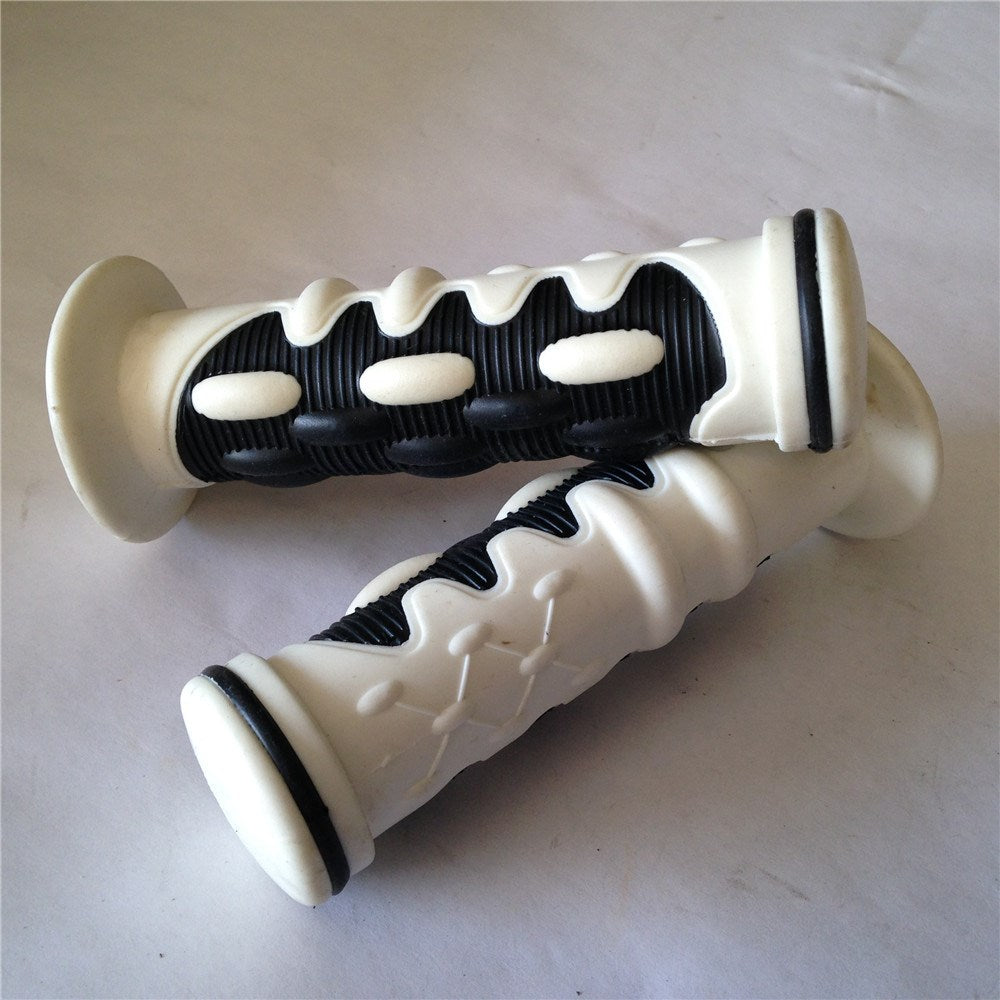 Sport Bike Dirt Bike Motorcycle Flame Gel Style Grips White Motorcycle APRILLA BMW DUCATI TRIUMPH HONDA YAMAHA KAWASAKI Suzuki Polaris Suzuki Bike