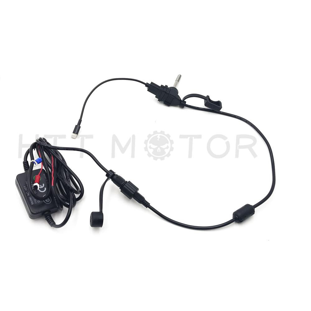 12V Waterproof USB Port Motorcycle Mobile Phone GPS Power Supply Charger Socket