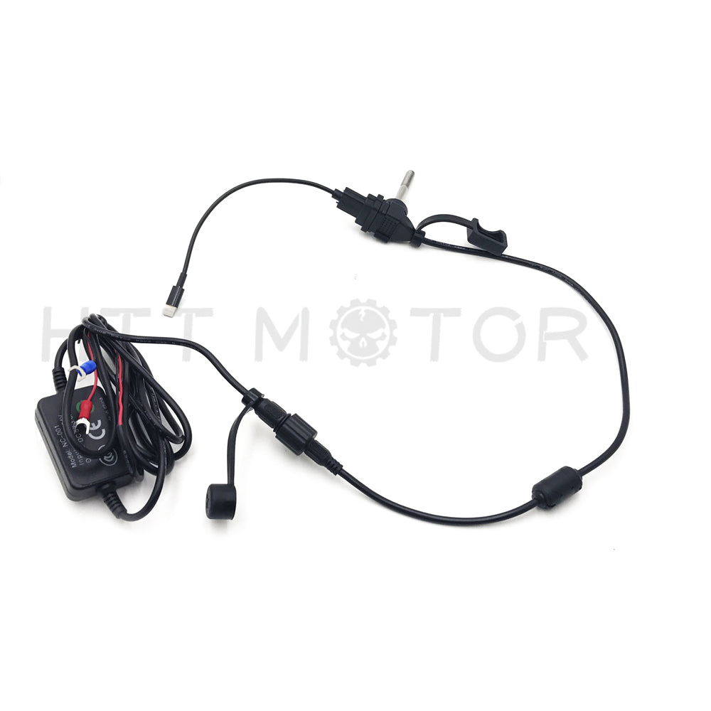 Waterproof USB Motorcycle Mobile Phone GPS Power Supply Port Socket Charger 12V