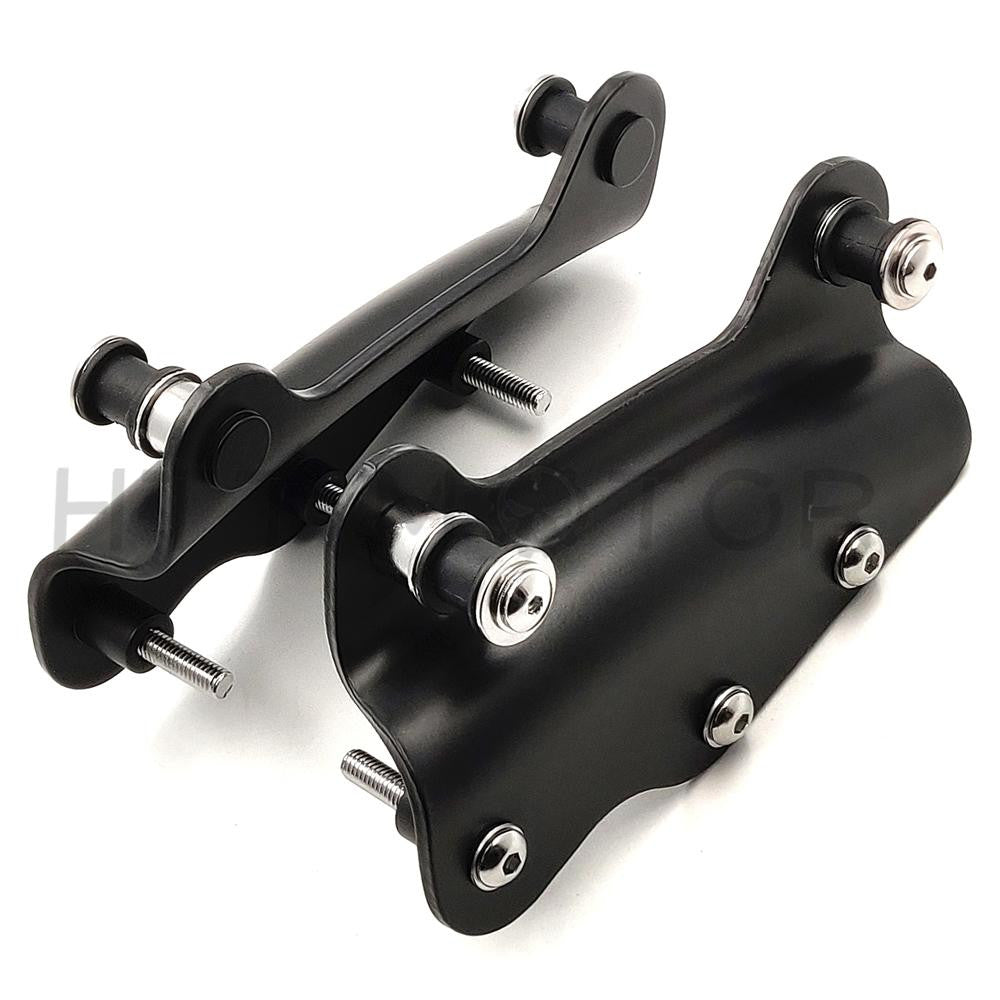 Hogworkz 4-Point Docking Hardware Kit - Fits 2009-2013 Harley Street Glide, Road King, Electra Glide & Road Glide (Black)