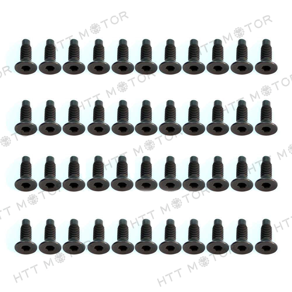 Jeep Window Replacement 44-Piece Black Torx Screw Kit For Jeep Wrangler TJ YJ CJ - Carbon Steel, Zinc Plated Jeep Tj Windshield Glass - Foto 5