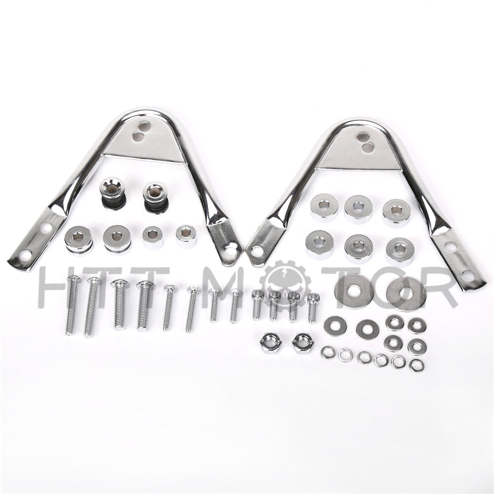 For 97-08 Harley Tourng Two-Up Tour Pack Mount Luggage Rack+Dockng