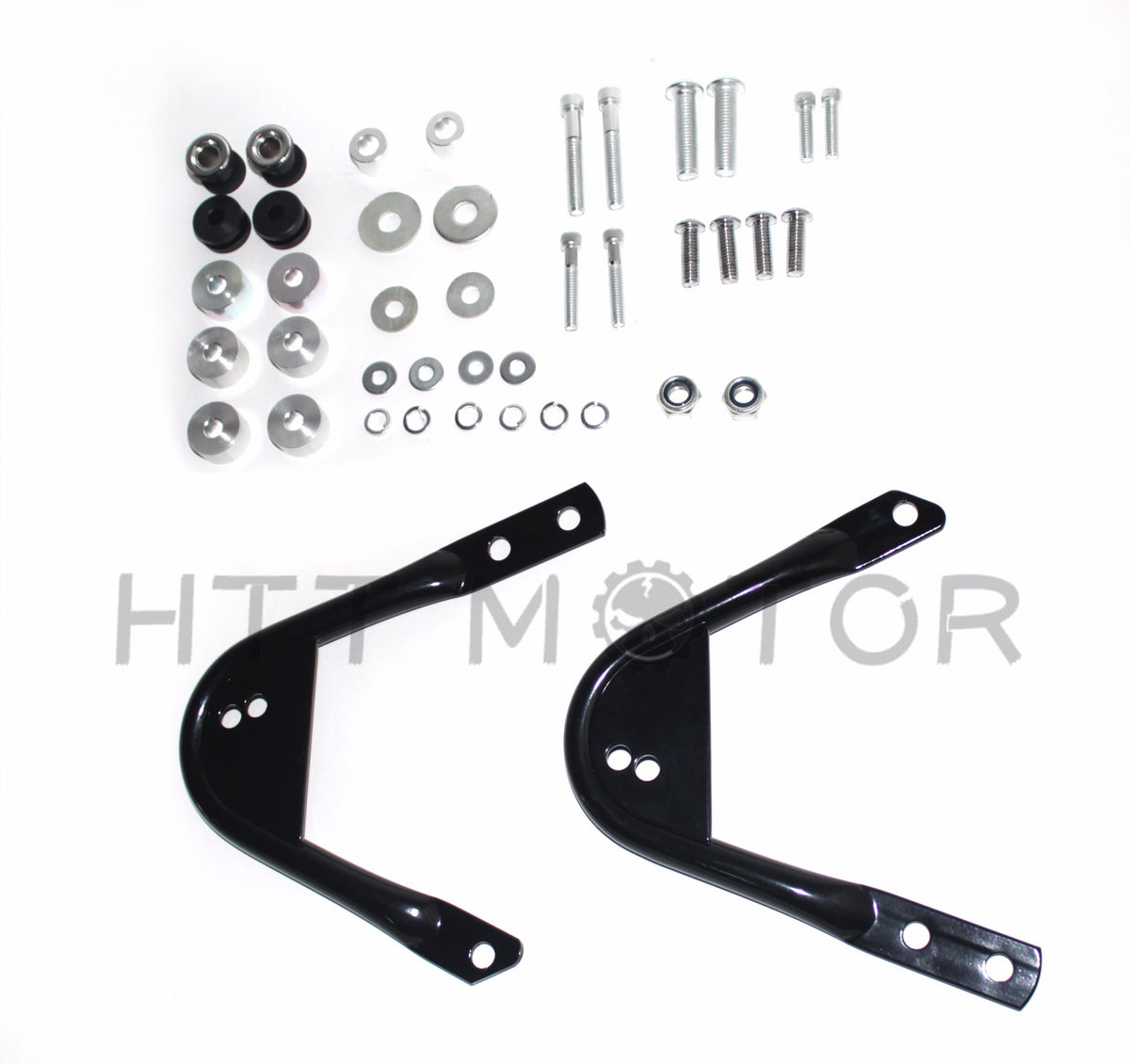 TCMT Windshield Docking Hardware Kit For Harley Road King Custom FLHRS 2004-2007 & More