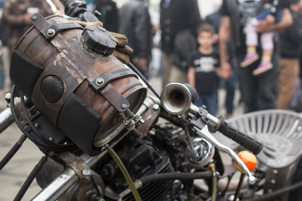 From a bike to a motorbike.