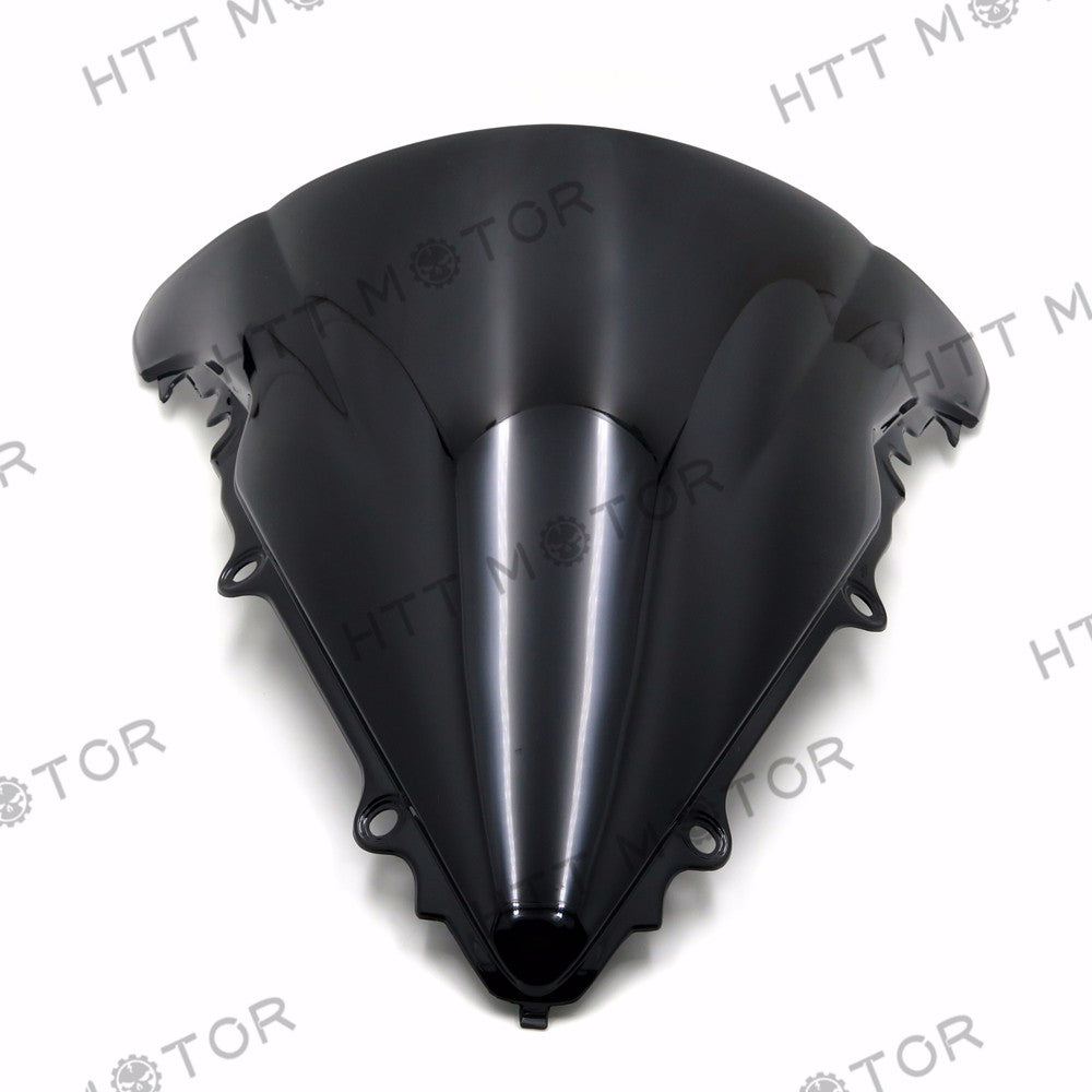 HTTMT- Black Smoke Windscreen Windshield for Yamaha 2003-2009 YZF R6 R6S 04 05 06 07 08 - HTT Motor