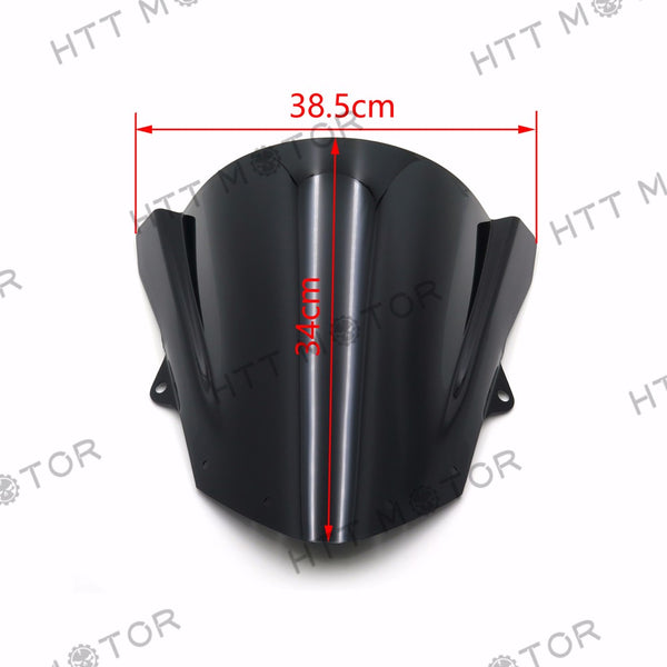 HTTMT- 2009 2010 2011 2012 2013 2014 Kawasaki Ninja ZX6R ZX 6R Dark Smoke Windshield - HTT Motor