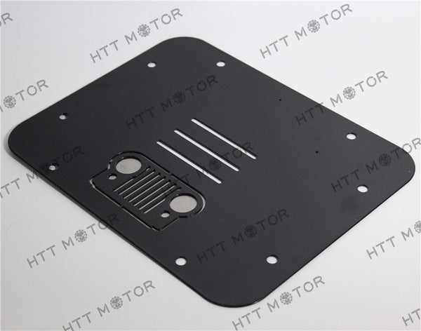 HTTMT- 07-2017 Jeep Wrangler JK JKU Spare Tire Carrier Delete Filler Plate Tramp Stamp