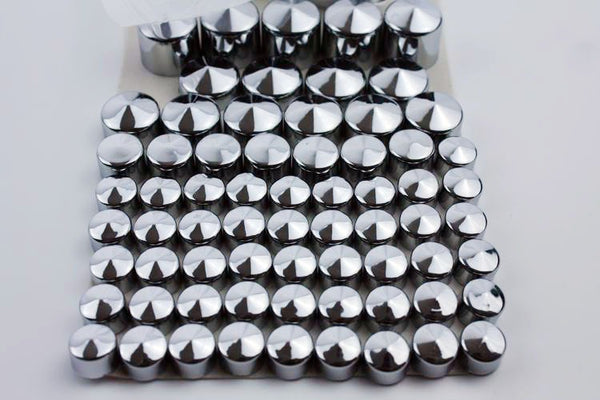 HTT- Chrome Bolts Toppers Caps For 1991-2012 Harley Davidson Dyna Glide Twin Cam