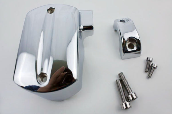HTT Motorcycle Chrome Front Brake Fluid Master Cylinder Cover For 1998-2013 Yamaha V-Star 650/ 2009-2013 Yamaha V-Star 950/ 1999-2013 Yamaha V-Star 1100/ 2007-2013 Yamaha V-Star 1300