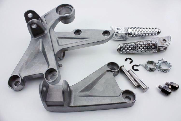 High Quality Motorbike Silver Front Rider Foot Peg Brackets Fit For Honda Cbr1000Rr 2008 2009 2010 2011