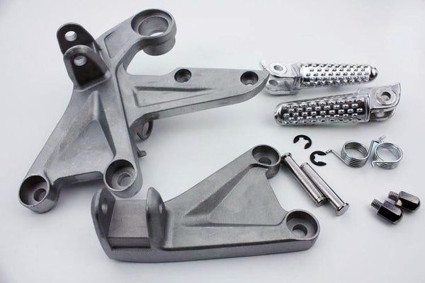 High Quality Motorbike Silver Front Rider Foot Peg Brackets Fit For Honda Cbr1000Rr 2008 2009 2010 2011