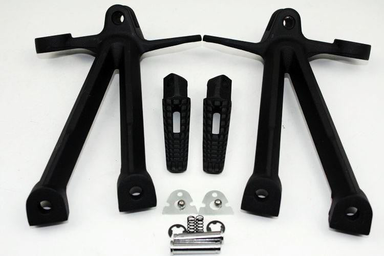 Black Rear Passenger Foot Peg Bracket Fit For Suzuki Gsx-R Gsxr1000 2007 2008