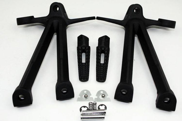 Black Rear Passenger Foot Peg Bracket Fit For Suzuki Gsx-R Gsxr1000 2007 2008
