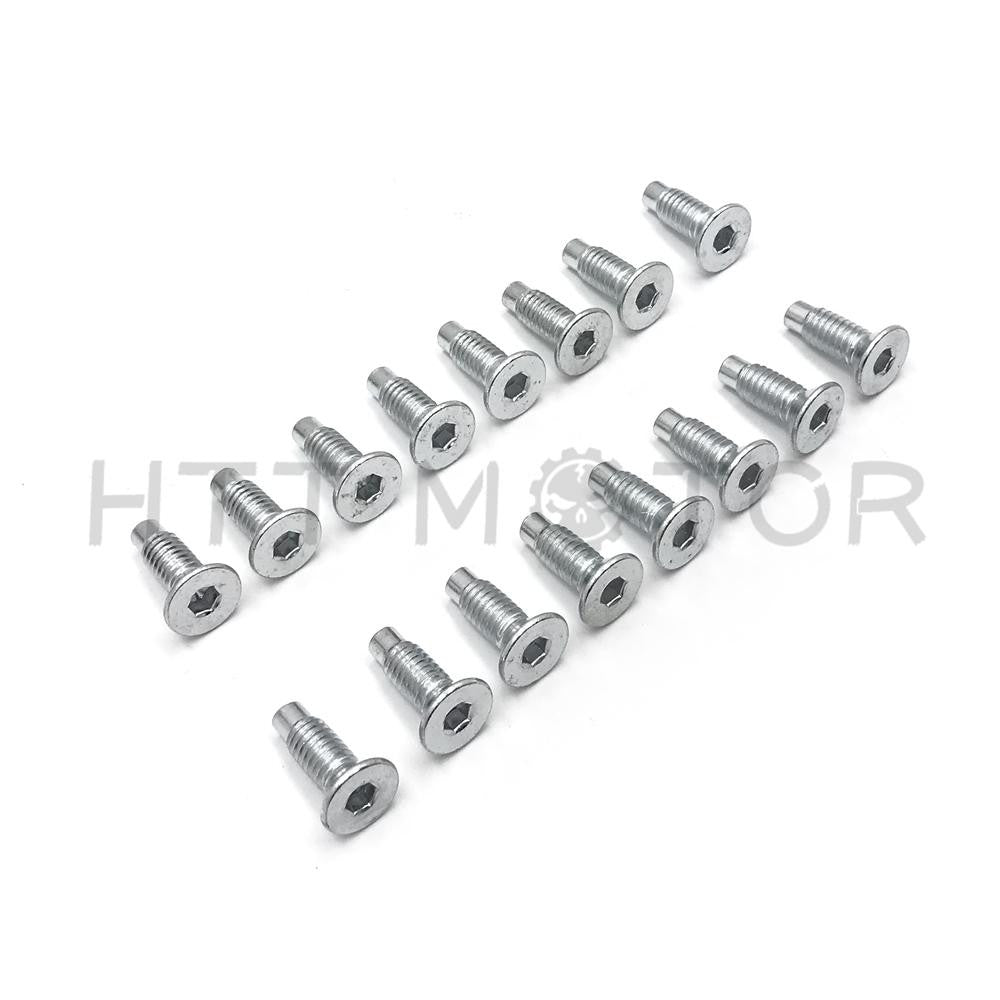 16 Each Jeep Wrangler TJ YJ CJ Windshield Frame Screws/Bolts/Fasteners Allen Zinc