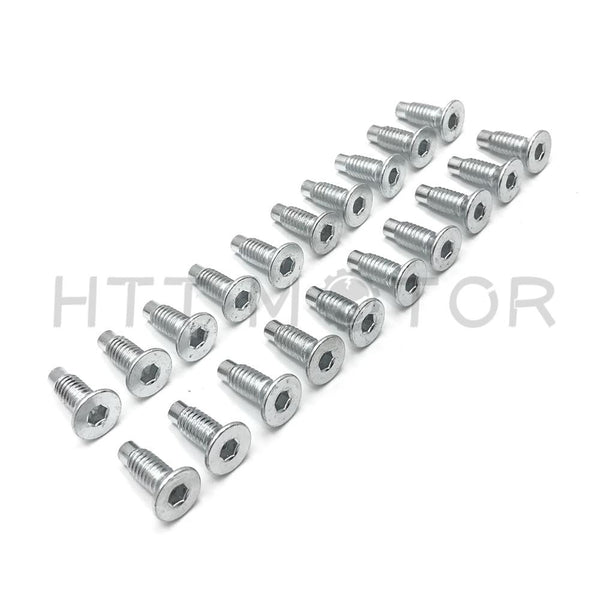 20 Each 1976-2006 JEEP CJ / YJ / TJ WRANGLER WINDSHIELD HINGE Allen BOLTS Zinc