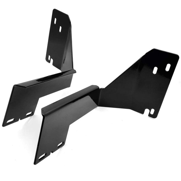 HTTMT- US-TGHD-FMS003 Black Roadglide Custom Bagger Upper Inner Fairing Support Brackets Compatible With 1998-2013 FLTR Road Glide