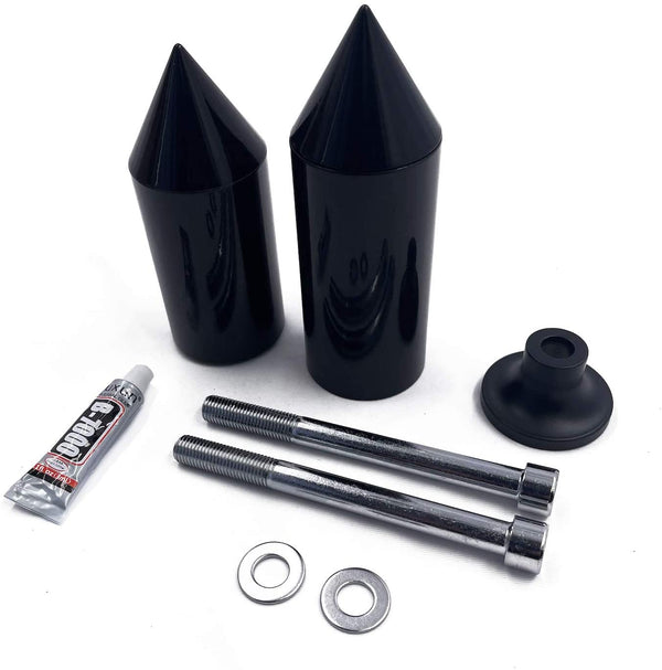 Aluminum Spike Frame Slider Crash Protector Compatible With 2005 2006 Kawasaki Ninja Zx-6R Zx6R