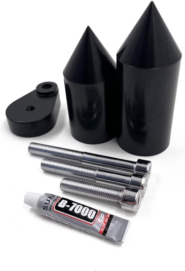 Spike Frame Sliders Crash Protectors Compatible With 2007-2008 Kawasak Ninja ZX-6R