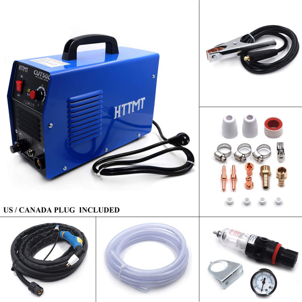 HTTMT- Air Plasma Cutter 50 50A CUT-50D Inverter DIGITAL Machine Dual Voltage 110/220V fit all cut Torch [P/N: ET-CUT-50D]