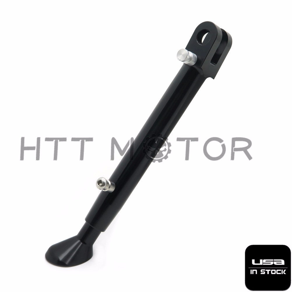 HTTMT- Adjustable Kickstand Black For KAWASAKI ZX-6R 98-08 ZX-9R 98-03 ZX-10R ZZR600 US
