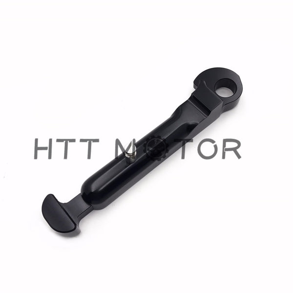 HTTMT- CNC Aluminum Kickstand Foot Side Stand Support For Yamaha R1 2015-2016 Black