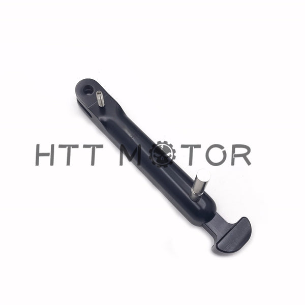 HTTMT- CNC Aluminum Kickstand Foot Side Stand Support For Kawasaki ZX10R 2016 Black