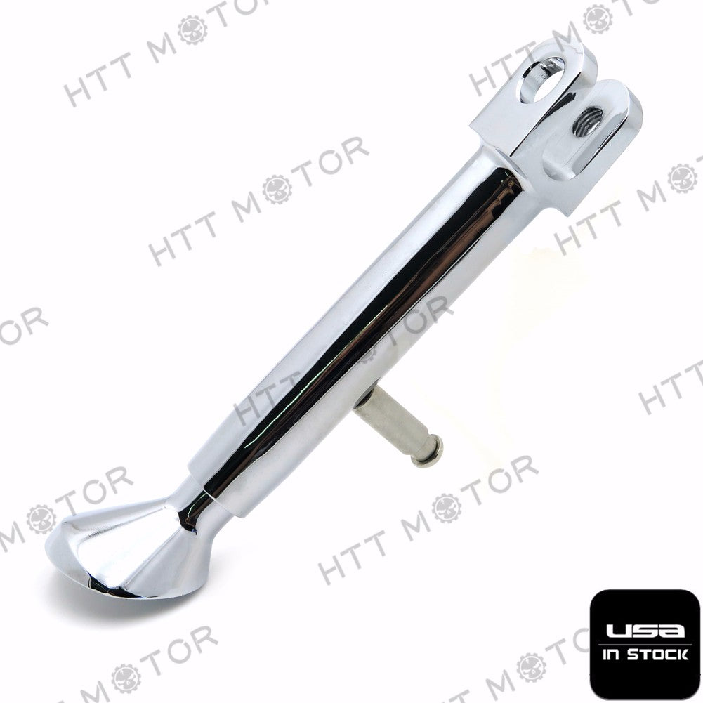 HTTMT- CNC Aluminum Kickstand Motorcycle Side Stand For Honda CBR250RR 2011-2014 Chrome