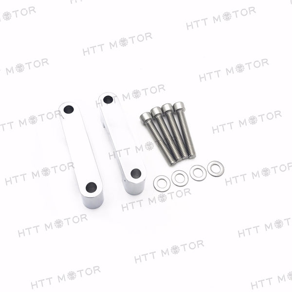 HTTMT- Front Fender Spacer Bracket For 21" Harley 96-13 Electra Glide/FLHR/FLTR/07-13 FLHX Chrome