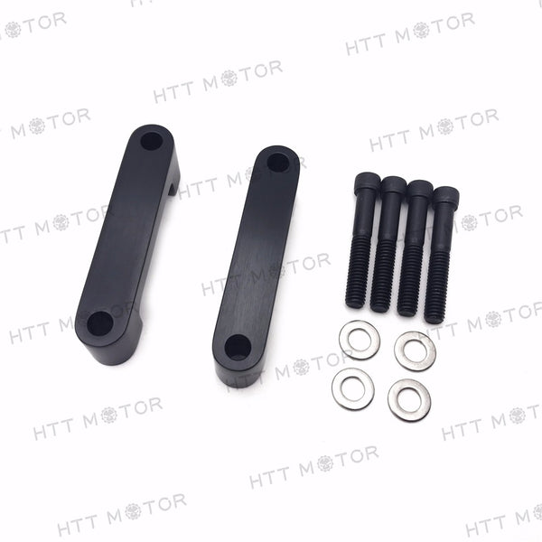 HTTMT- Front Fender Spacer Bracket For 23" 26" Harley 96-13 FLHR/Road Glide/07-13 FLHX Black