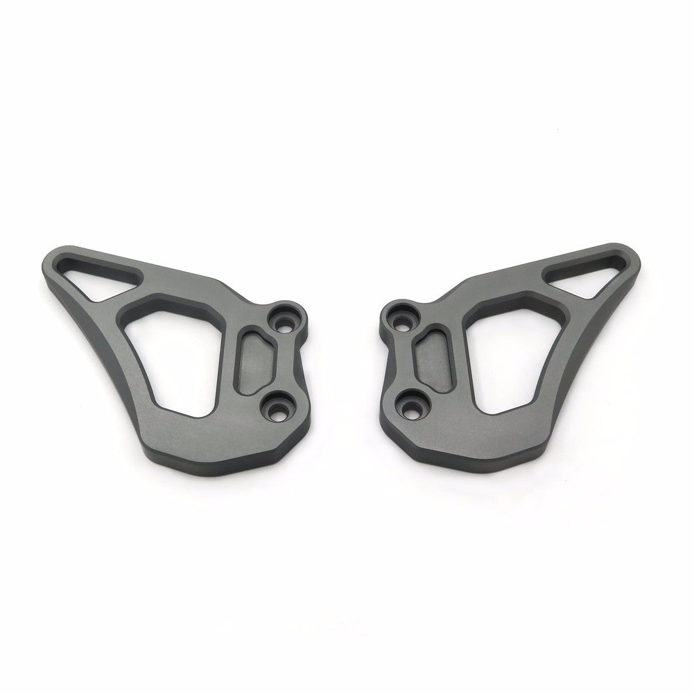 HTTMT- Motorcycle CNC Foot Pegs Heel Guard Plate Guard For BMW R1200GS LC 13-16/Adventure 14-16 GRAY - HTT Motor