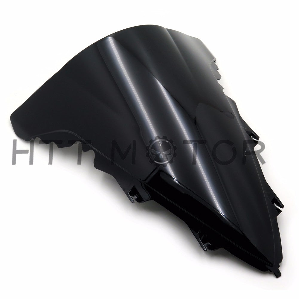 HTTMT- Double Bubble Windshield Windscreen For Yamaha YZF-R1 2009-2014 2010 2011 12 13 - HTT Motor