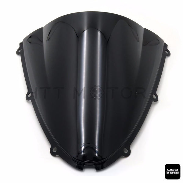 Double Bubble Windscreen Wind Shield fit Kawasaki Ninja ZX6R 05-08 ZX10R 06-07 - HTT Motor