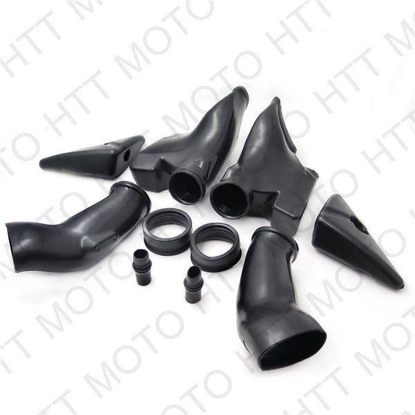 Black High Quality Ram Air Intake Duct Tube For Honda 2003-2004 CBR600RR 600 RR - HTT Motor