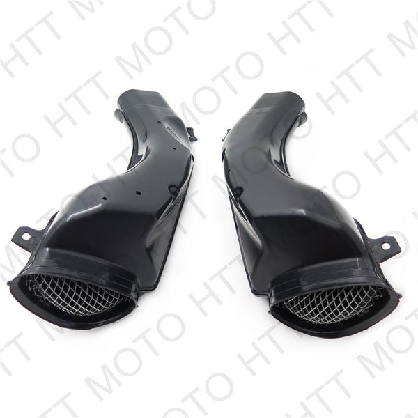 Black Ram Air Intake Duct Tube For 2001-2002 Suzuki GSXR1000 Left+Right - HTT Motor