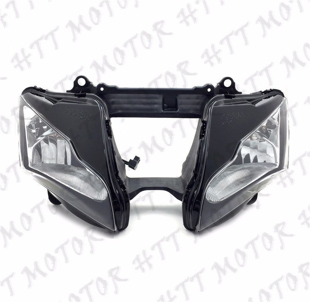 Premium Headlight Head light Assembly for Kawasaki ZX10R ZX10 2011 2012 2013 - HTT Motor