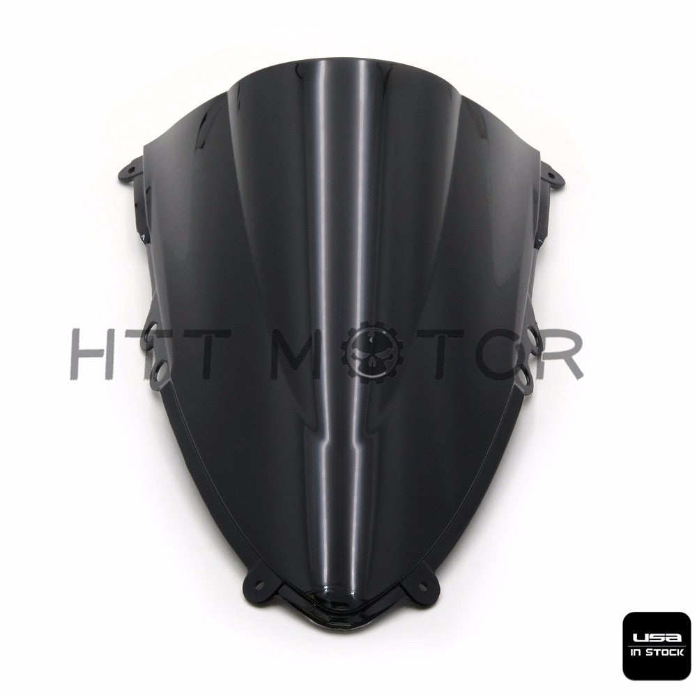 Smoke Black Double Bubble Windscreen Windshield for Ducati 899 1199 Panigale - HTT Motor