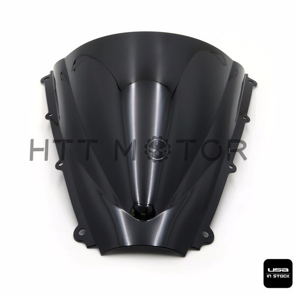Windshield WindScreen Double Bubble For 2006 2007 2008 Triumph Daytona 675 Black - HTT Motor