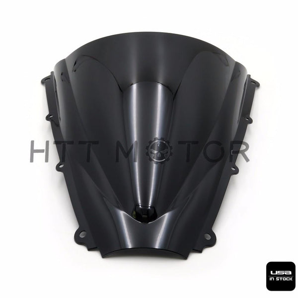 Double Bubble Windshield WindScreen for Triumph Daytona 675 06 07 08 Black - HTT Motor