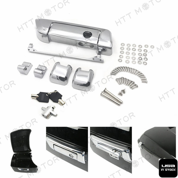 HTTMT- Tour Pak Pack Trunk Latches Key Fit Harley Davidson Touring Ultra-Classic 14-UP