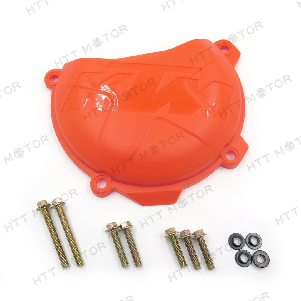 Orange ABS Clutch Cover Protection Guard Saver for KTM 250 EXC-F XCF-W 2014-2016