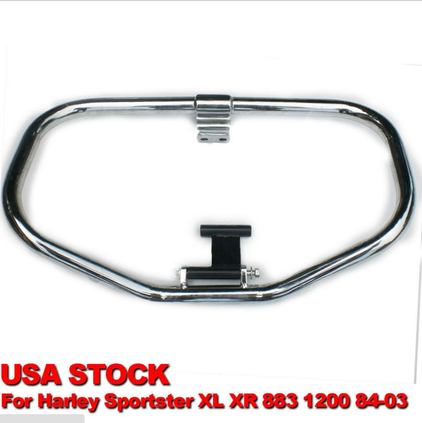 HTT Chrome Highway Engine Guard Crash Bar For Harley Sportster XL XR 883 1200 1984-2003