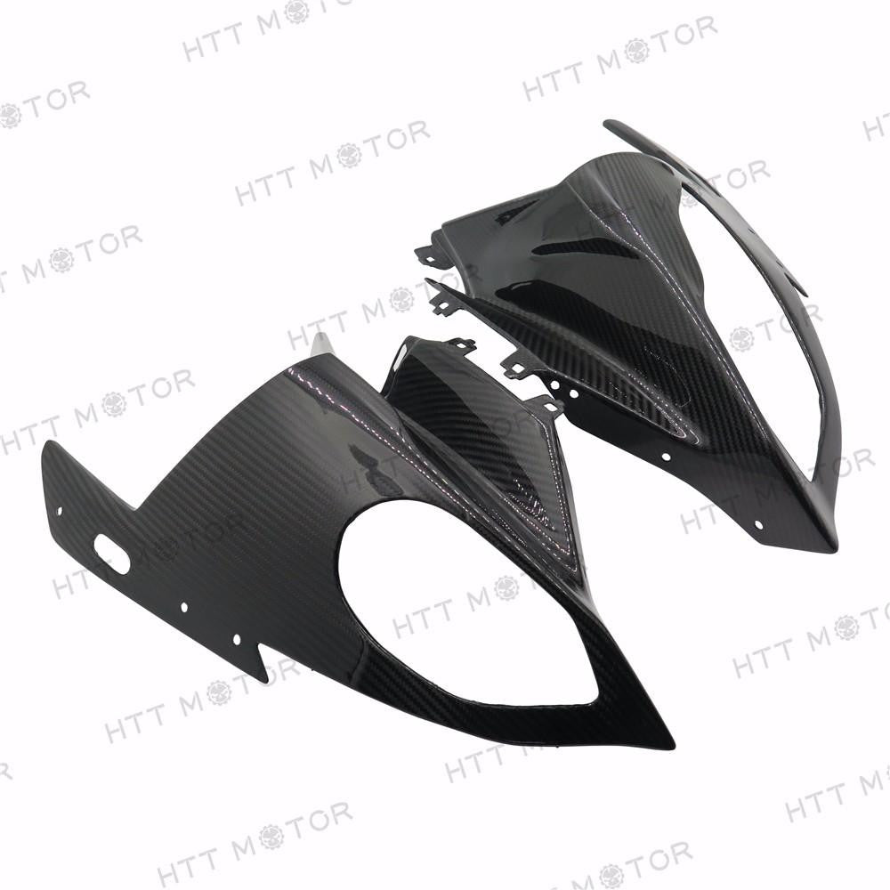 For 15-17 BMW S1000RR Left Right Headlight Cowl Bodywork Fairing REAL Carbon Fiber