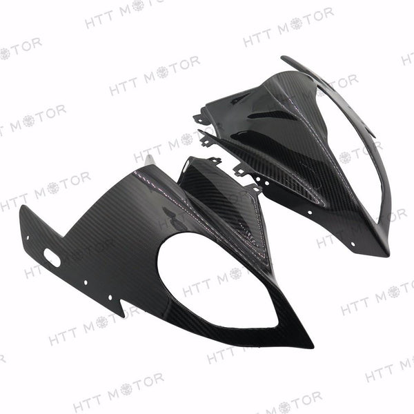For 15-17 BMW S1000RR Left Right Headlight Cowl Bodywork Fairing REAL Carbon Fiber