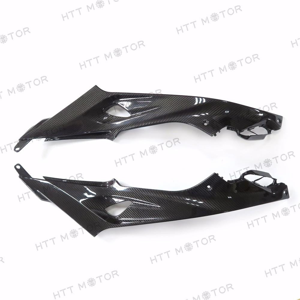 For 15-17 BMW S1000RR Gas Tank Side Trim Cover Panel Fairing REAL Carbon Fiber