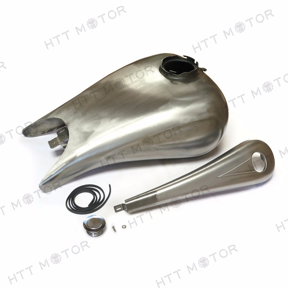 HTTMT- Indented 6.6 Gal Custom Stretched Gas Tank for 2008-2016 Harley Touring FLHT FLTR